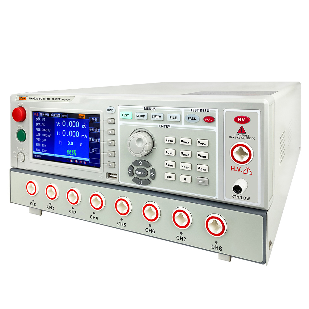 RK9920-4C/RK9920-8C交直流耐压绝缘测试仪